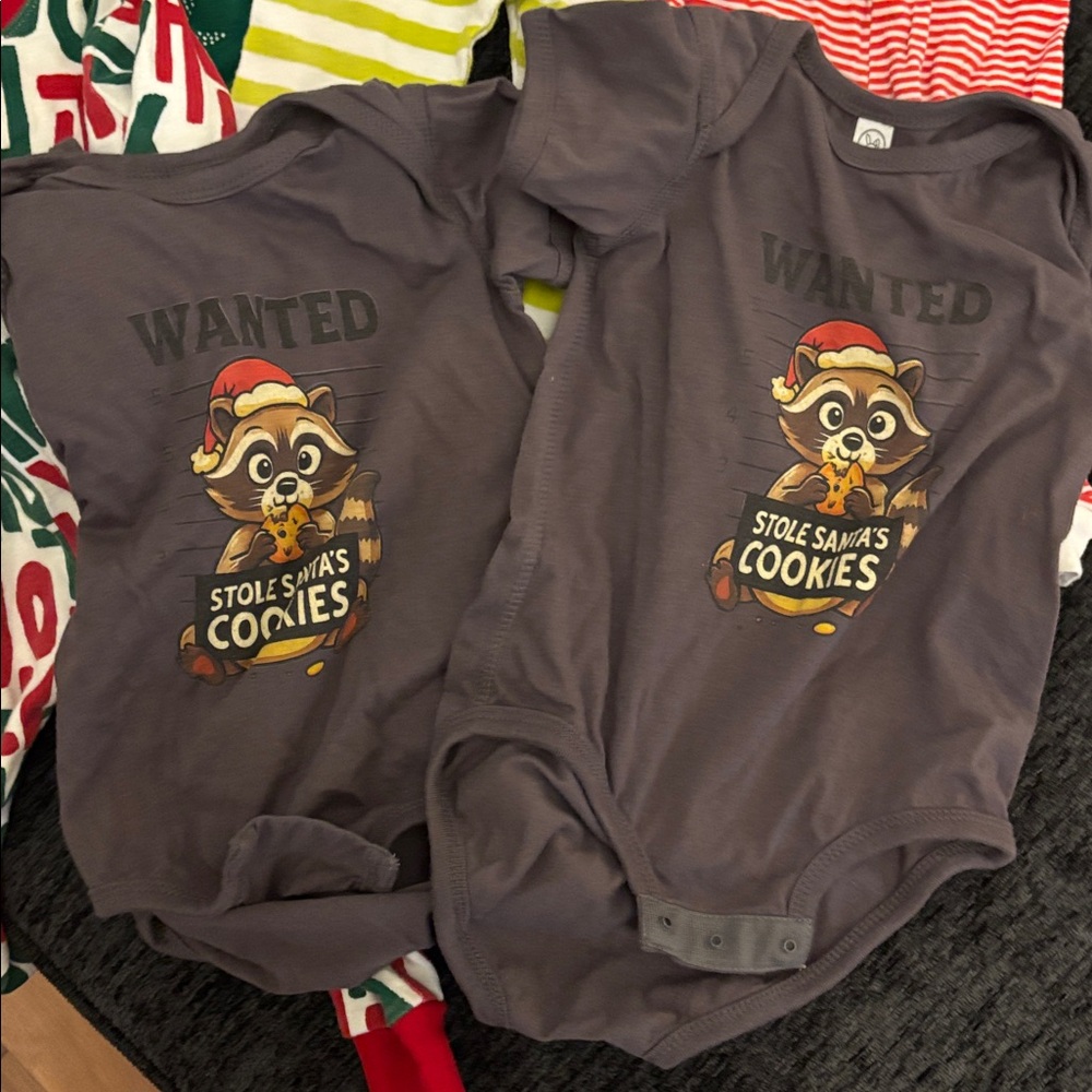 Boys 12mon Twin Christmas Pajama Bundle - Picture 5 of 7